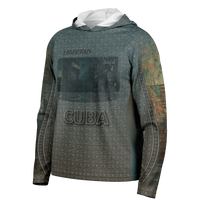 Chokefish™ Long Sleeve Every Day All Weather Shirt Men's Hooded Story-Of-Cuba