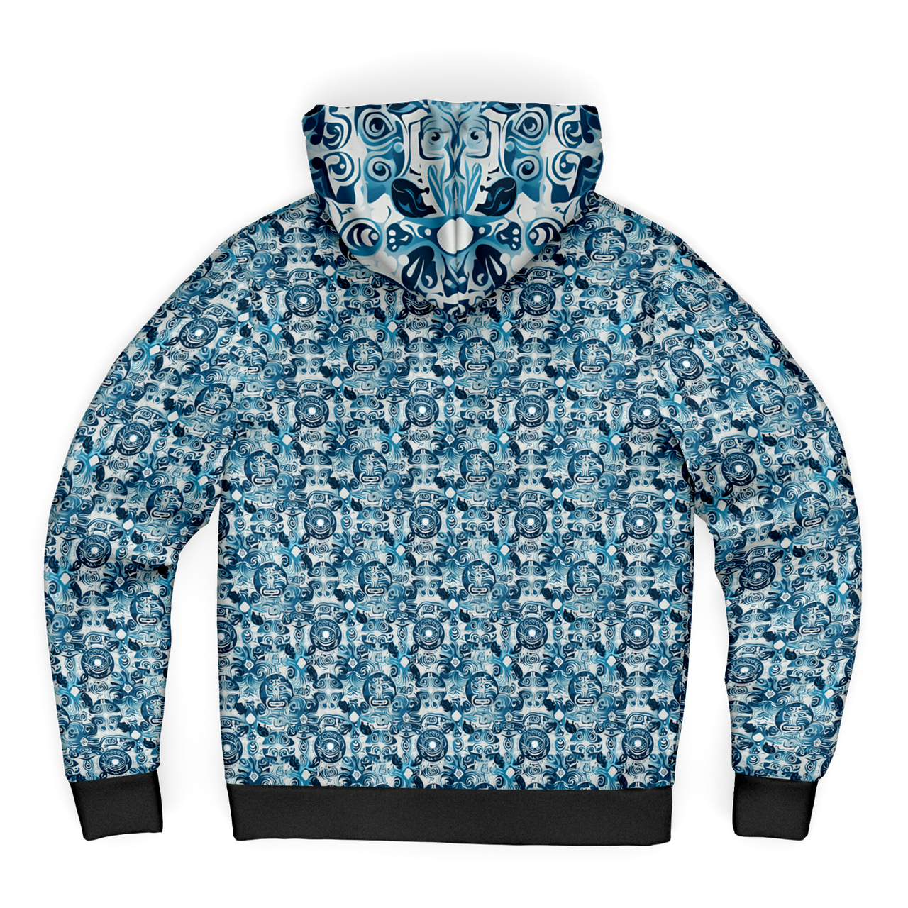 Chokefish™ Microfleece Zip-Up Hoodie Sun&Saltwater-002B