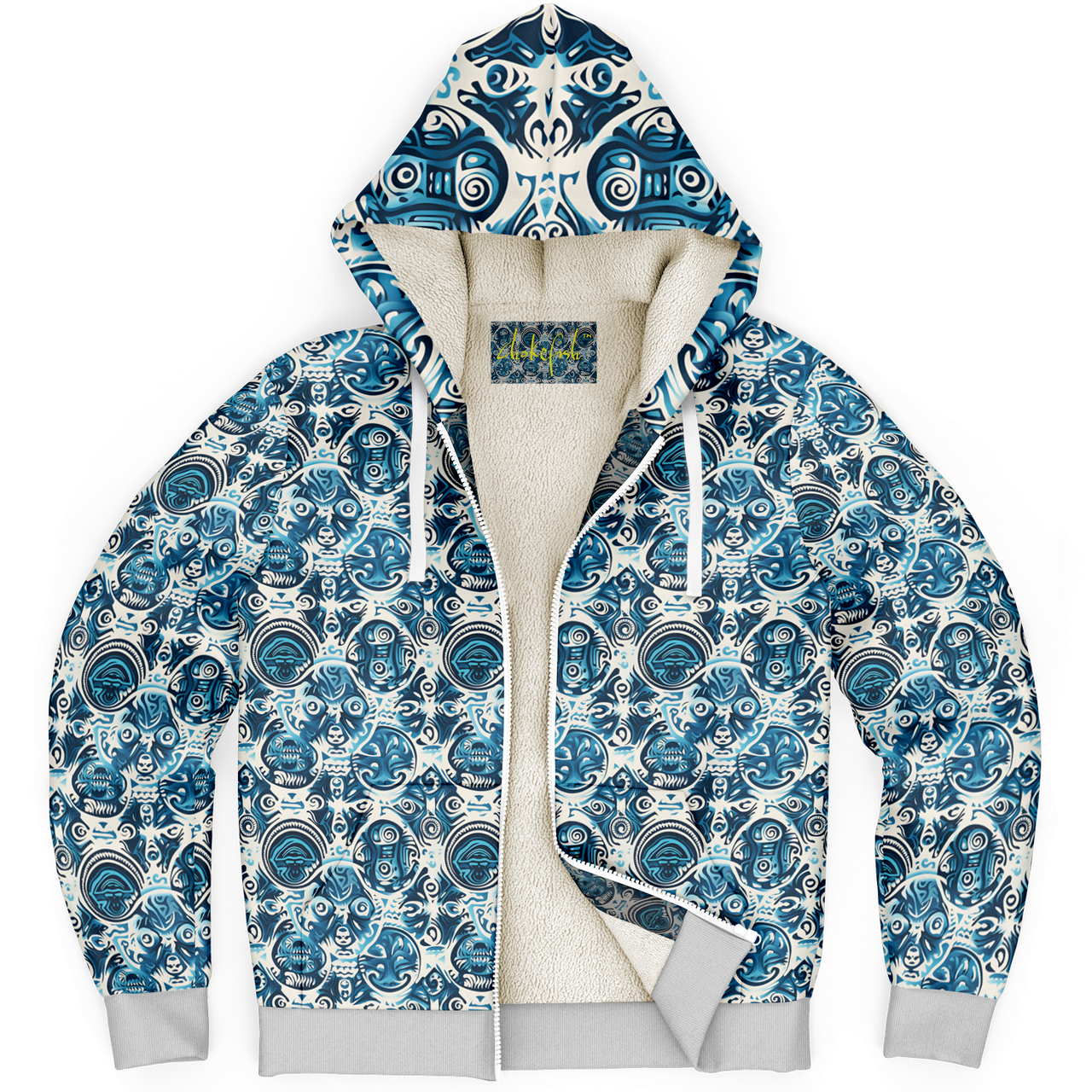 Chokefish™ Microfleece Zip-Up Hoodie Sun&Saltwater-001