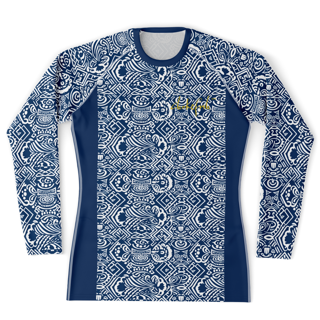 Chokefish™ Long Sleeve Rashguard Maori Men's Shirt-009