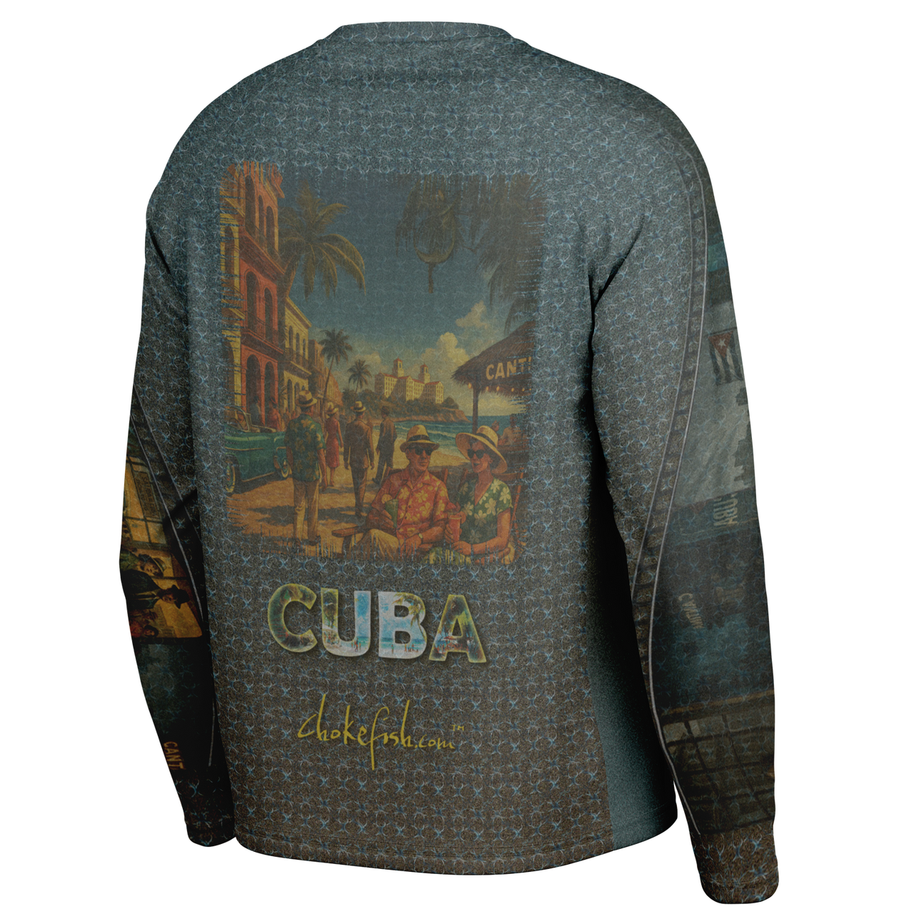 Chokefish™ Long Sleeve Every Day All Weather Shirt Men's Story-Of-Cuba - SLE