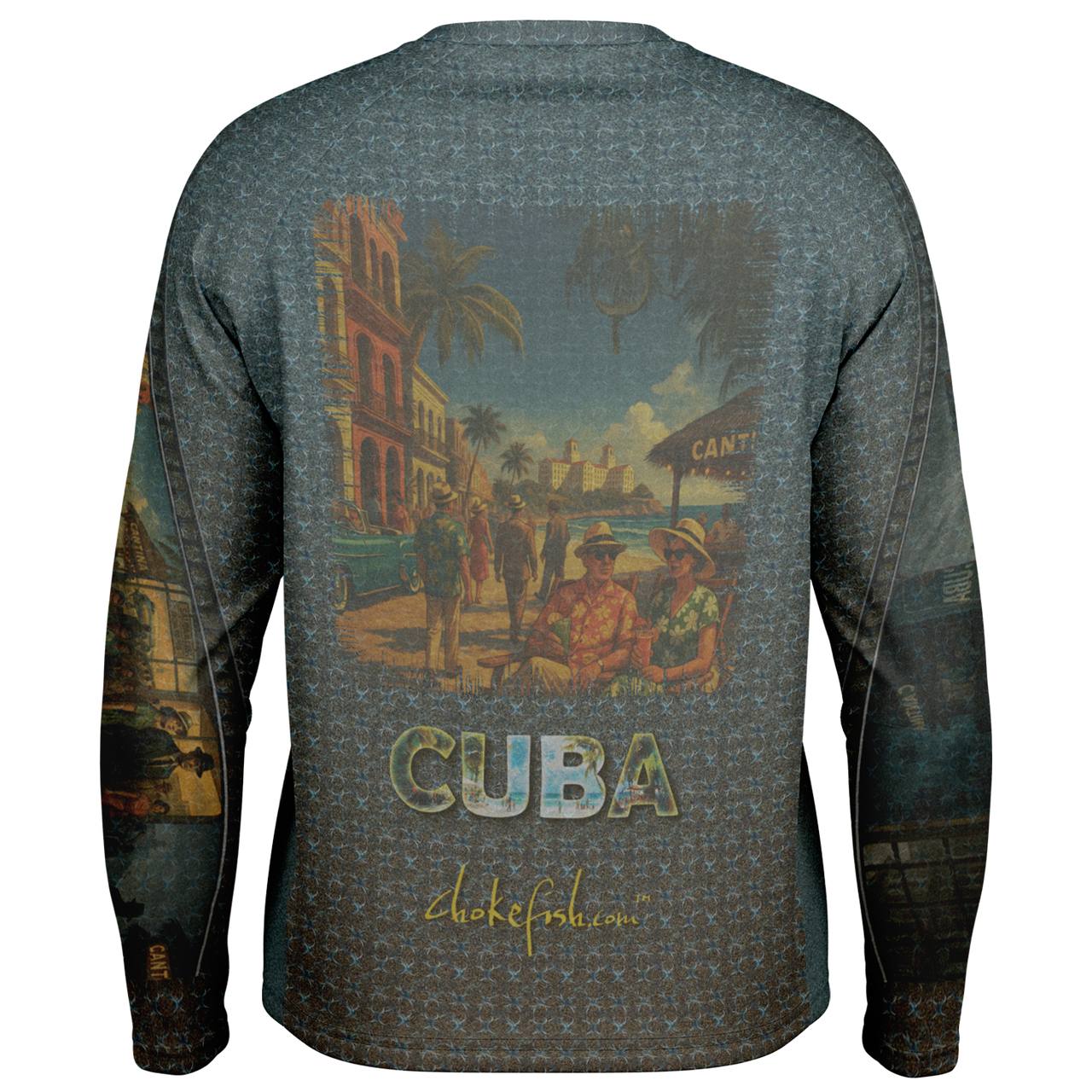 Chokefish™ Long Sleeve Every Day All Weather Shirt Men's Story-Of-Cuba - SLE