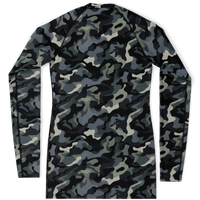 Chokefish™ Long Sleeve Rashguard Camouflage Woman's Shirt-004