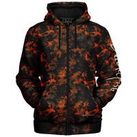 Chokefish™ Microfleece Zip-Up Hoodie Camouflage-015B