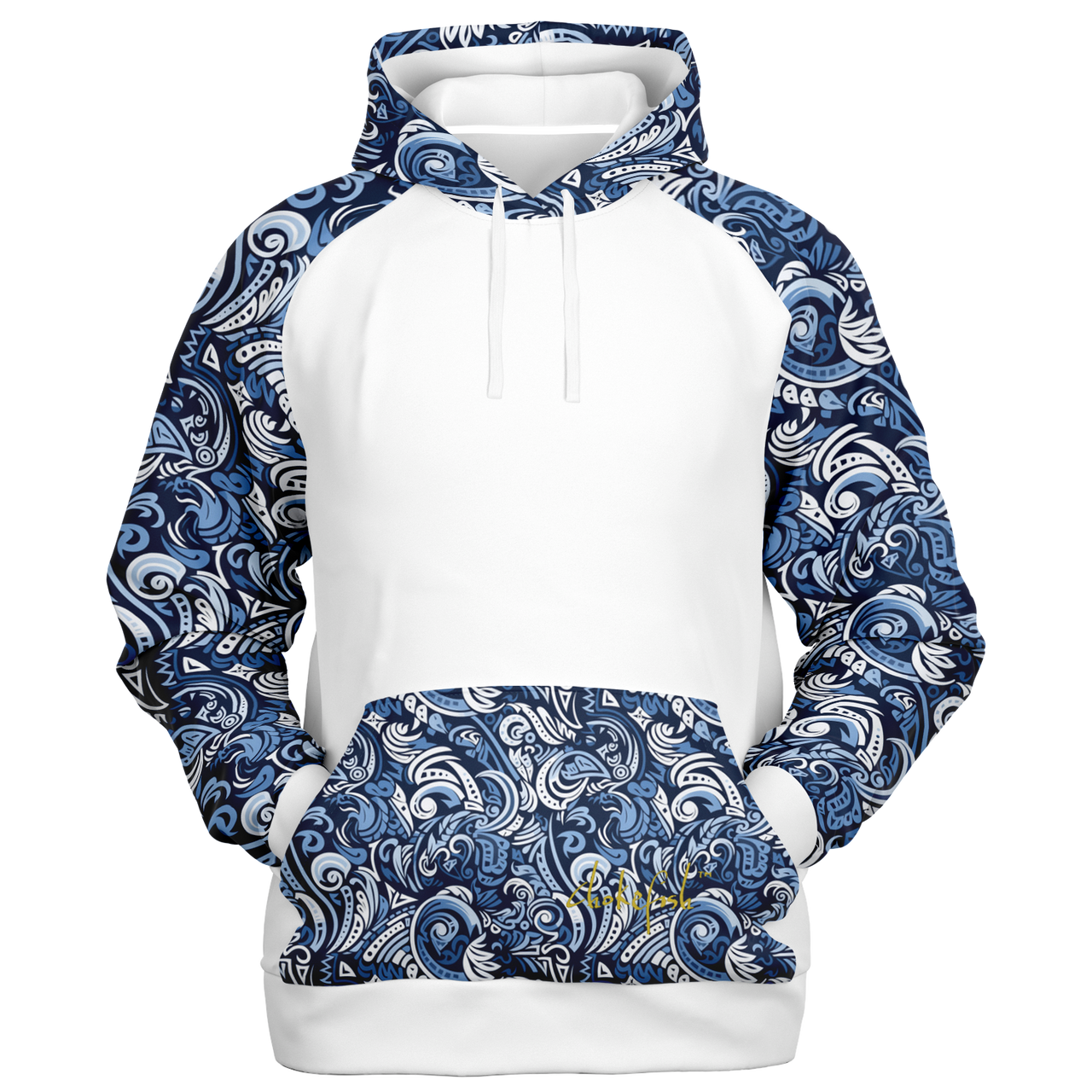Chokefish™ Maori-Tribal Raglan Remix - 004W
