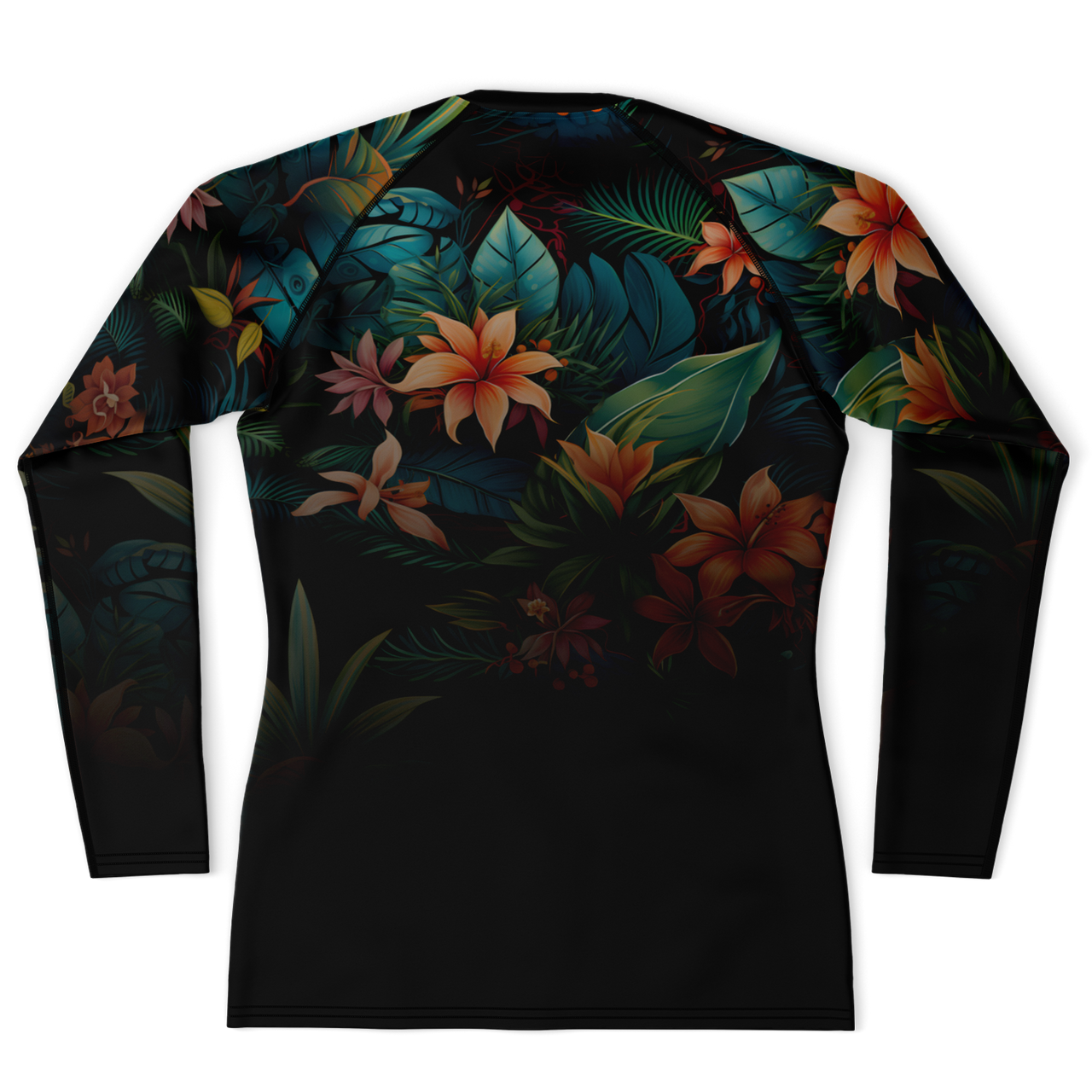 Chokefish™ Long Sleeve Rashguard Floral Men's Shirt-005