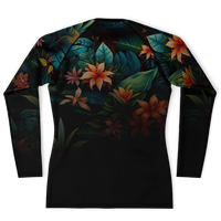 Chokefish™ Long Sleeve Rashguard Floral Men's Shirt-005
