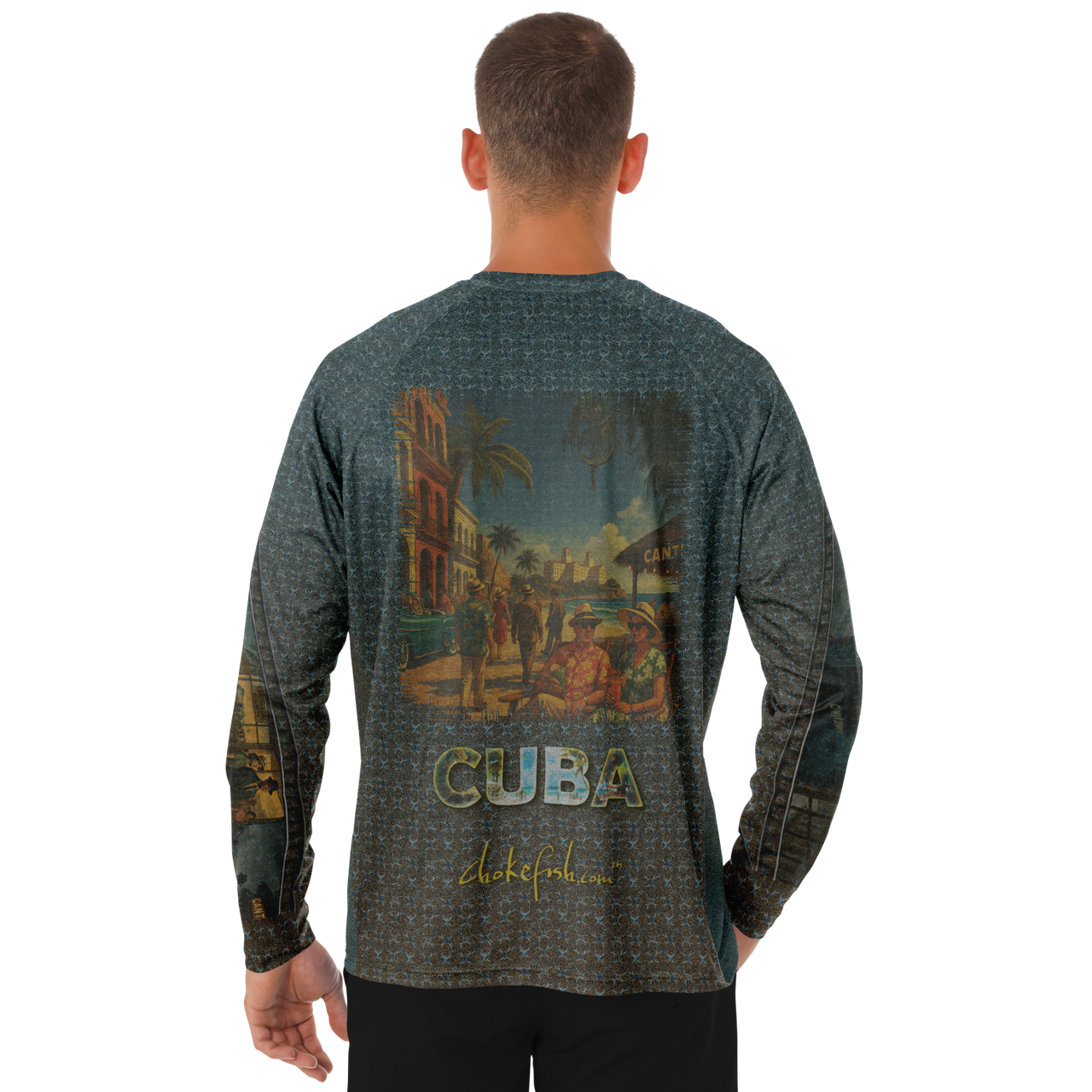 Chokefish™ Long Sleeve Every Day All Weather Shirt Men's Story-Of-Cuba - SLE