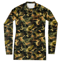 Chokefish™ Long Sleeve Rashguard Camouflage Woman's Shirt-011
