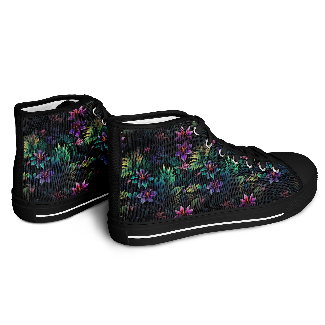 Chokefish™ Urban Peak Retro High Tops-Floral-008-2