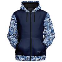 Chokefish™ Microfleece Zip-Up Hoodie Maori-002B