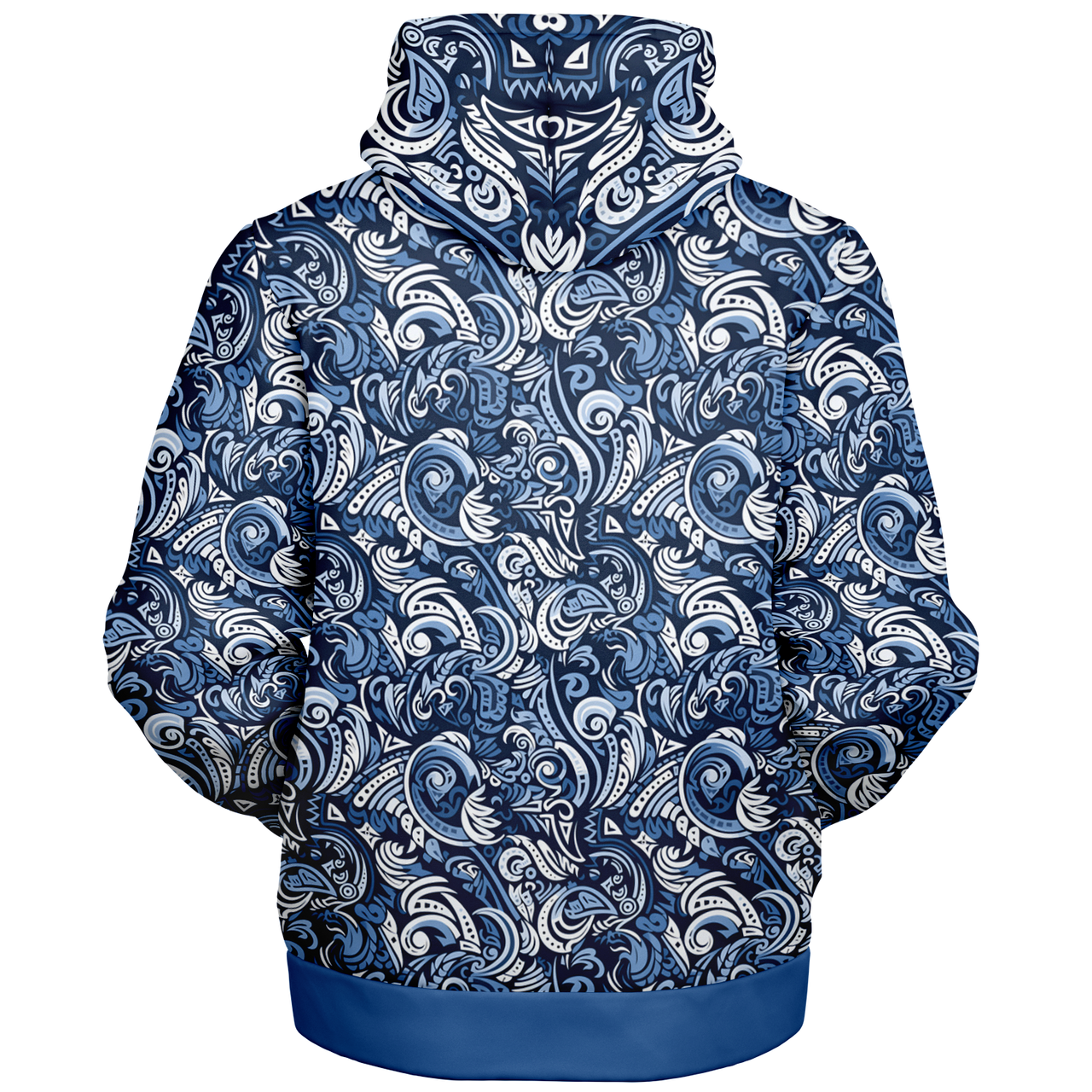 Chokefish™ Microfleece Zip-Up Hoodie Maori-004-2B