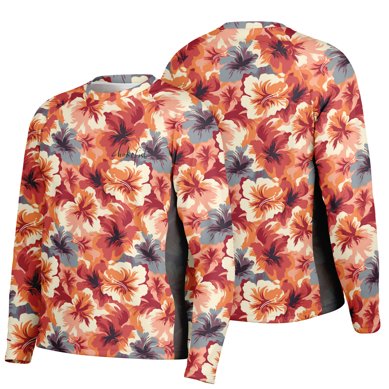 Chokefish™ Long Sleeve Every Day All Weather Floral Shirt Men's-017