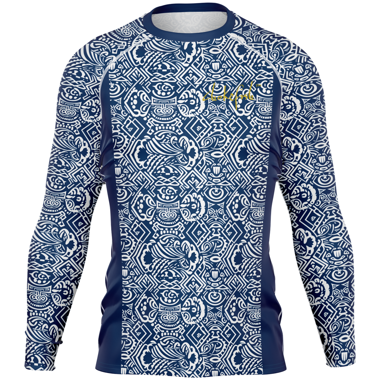 Chokefish™ Long Sleeve Rashguard Maori Men's Shirt-009