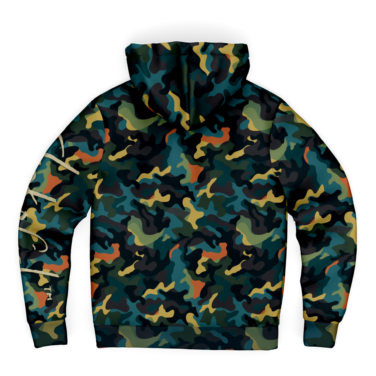Chokefish™ Microfleece Zip-Up Hoodie Camouflage-010