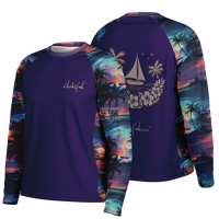 Chokefish™ Long Sleeve Every Day All Weather Trees&Boats Shirt Men's-004 - SLE