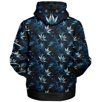 Chokefish™ Microfleece Zip-Up Hoodie Cannabis-008B