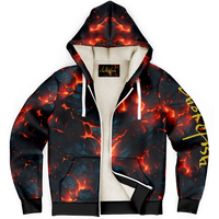 Chokefish™ Microfleece Zip-Up Hoodie Volcano-001