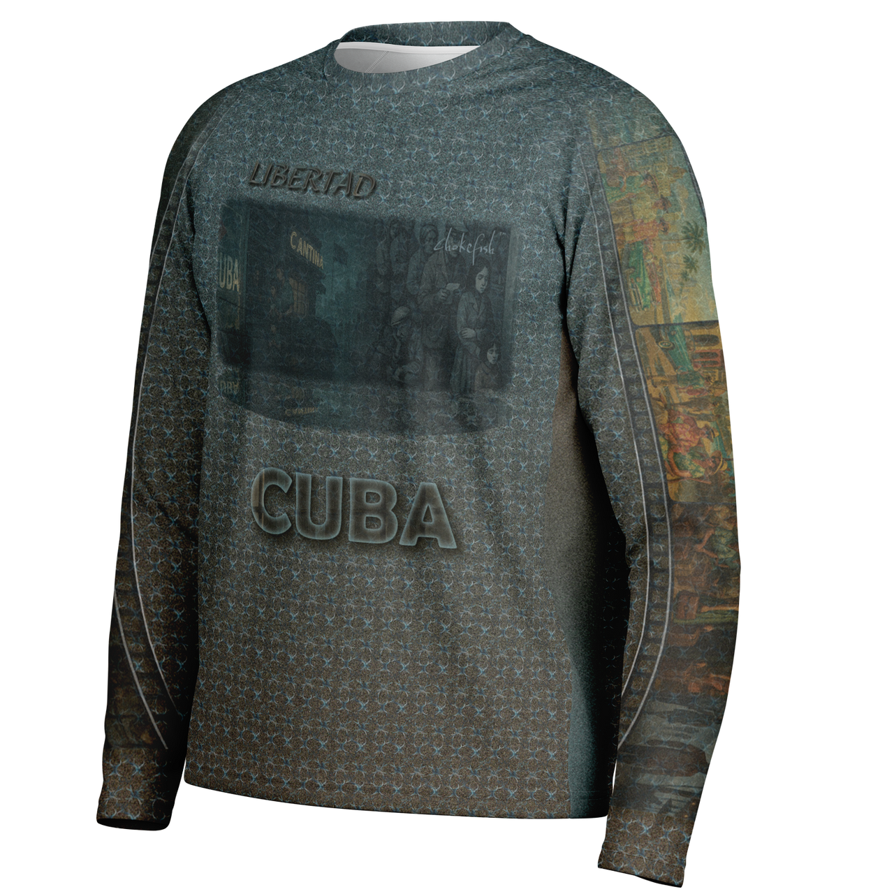 Chokefish™ Long Sleeve Every Day All Weather Shirt Men's Story-Of-Cuba - SLE