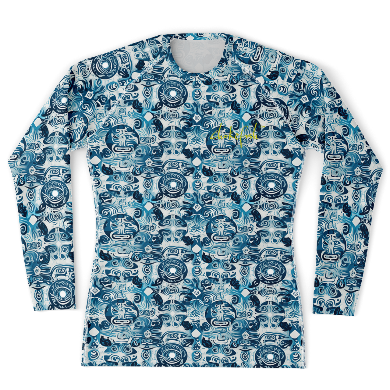 Chokefish™ Long Sleeve Rashguard Sun&Saltwater Men's Shirt-003