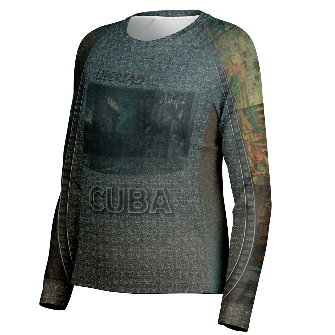 Chokefish™ Long Sleeve Every Day All Weather Shirt Women's Story of Cuba - SLE