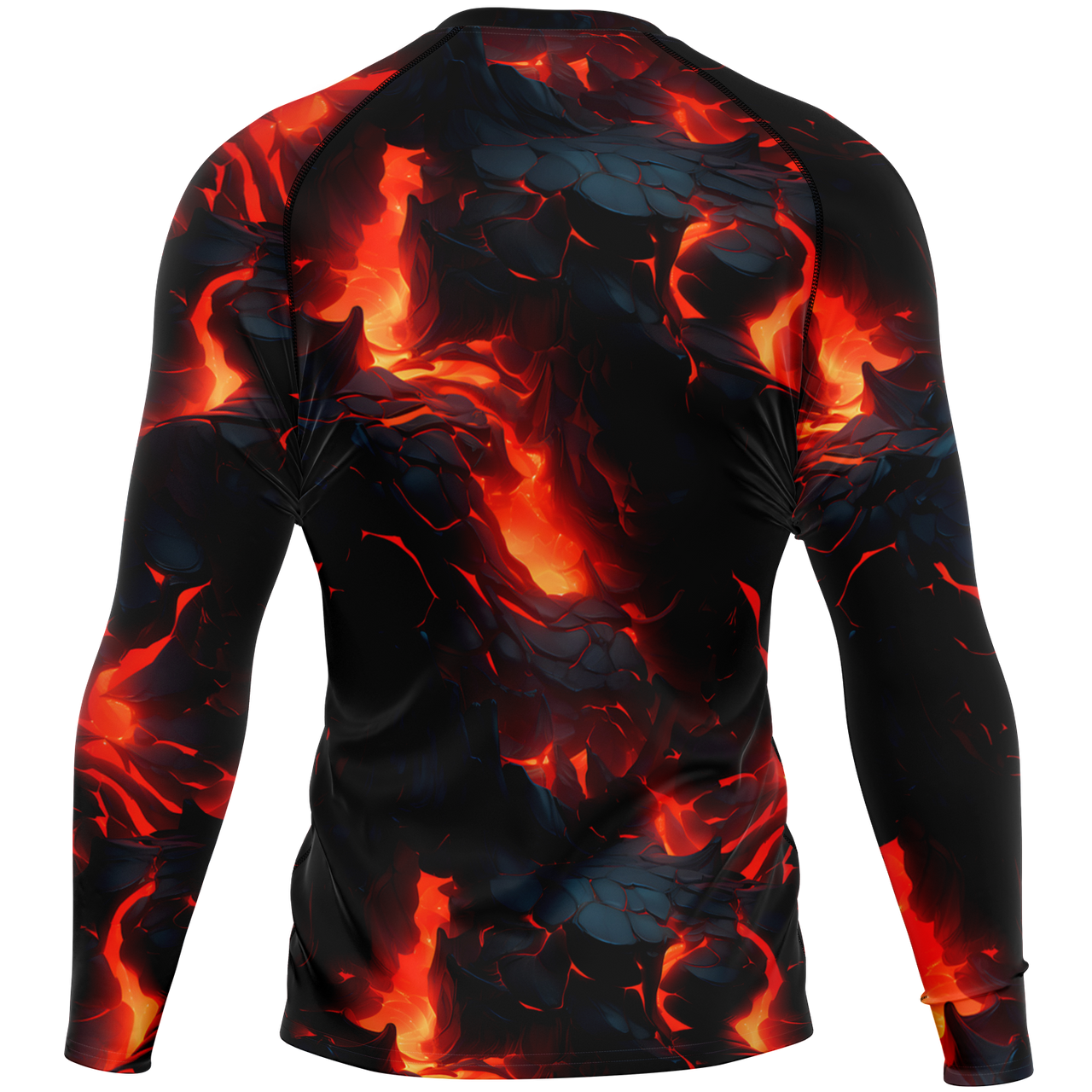 Chokefish™ Long Sleeve Rashguard Volcano Men's Shirt-001
