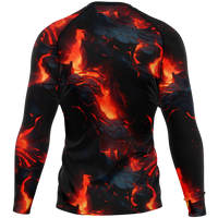 Chokefish™ Long Sleeve Rashguard Volcano Men's Shirt-001