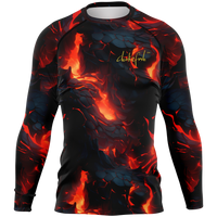 Chokefish™ Long Sleeve Rashguard Volcano Men's Shirt-001