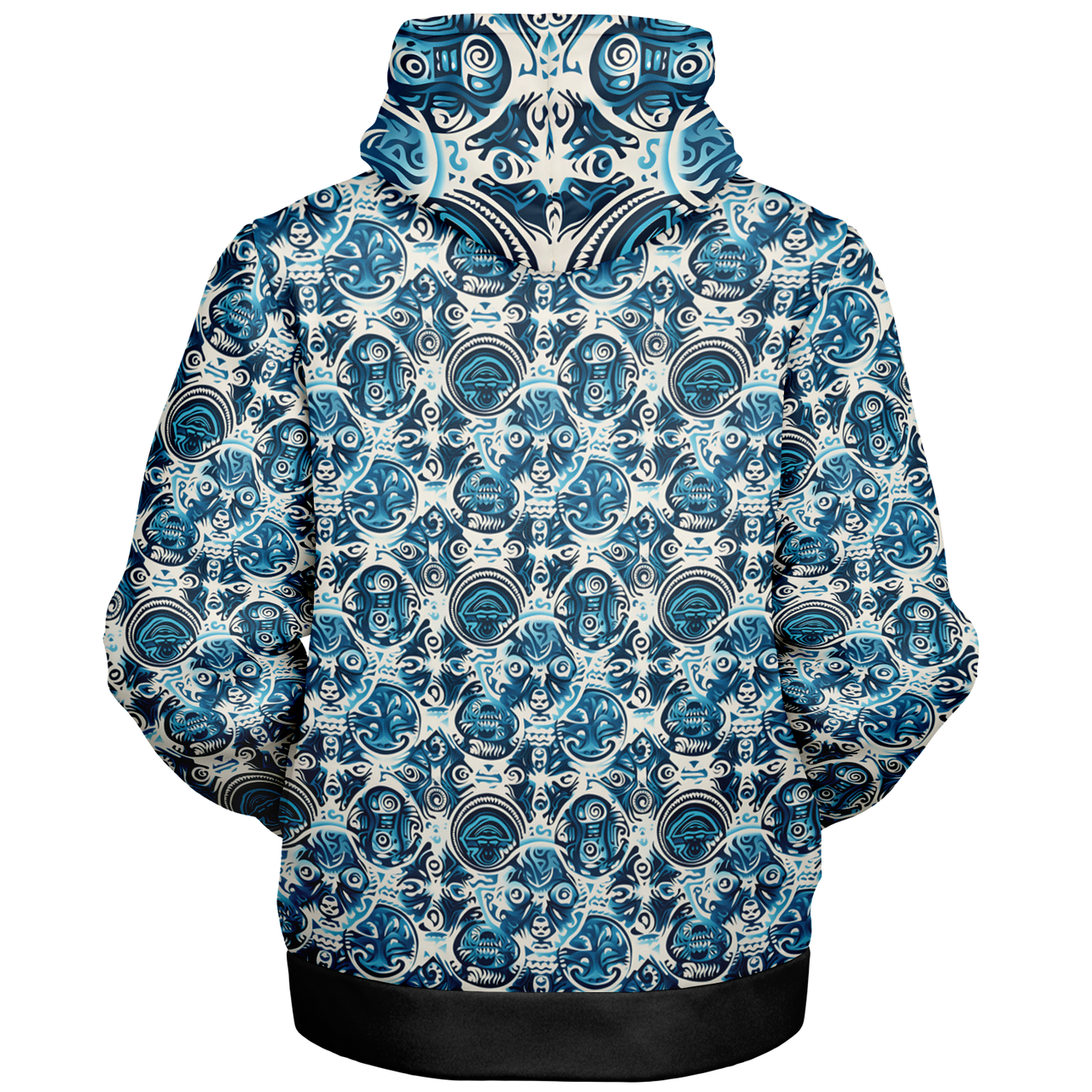 Chokefish™ Microfleece Zip-Up Hoodie Sun&Saltwater-001B