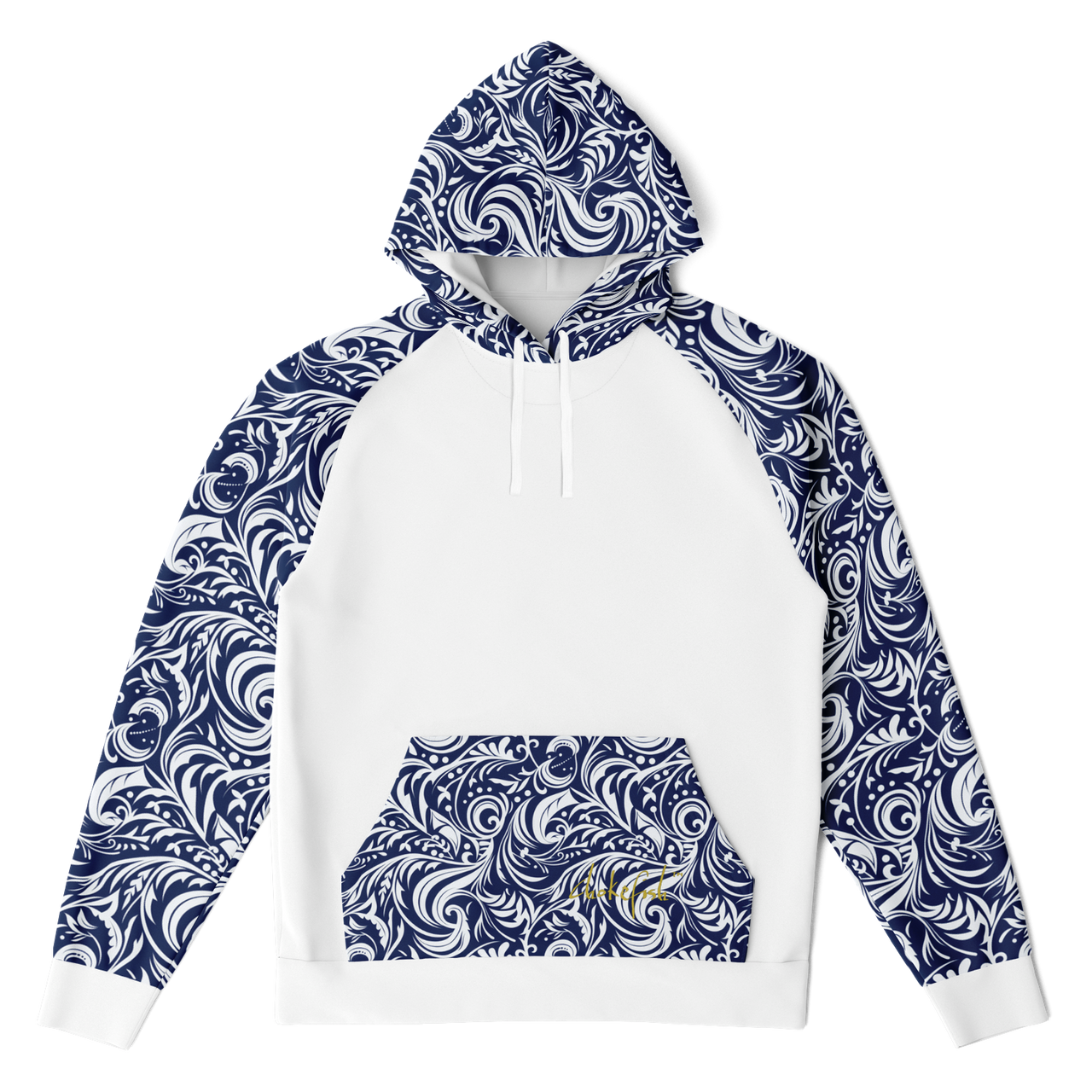 Chokefish™ Maori-Tribal Raglan Remix – Clean Body, Savage Sleeves-006W
