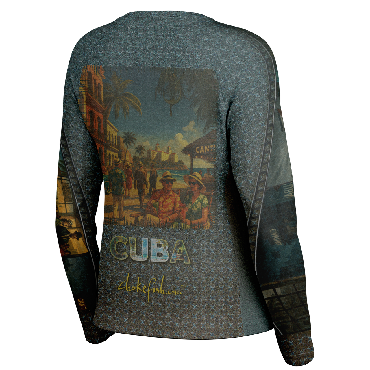 Chokefish™ Long Sleeve Every Day All Weather Shirt Women's Story of Cuba - SLE