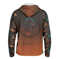Chokefish™ Long Sleeve Every Day All Weather Hooded Shirt Men's-Motocross-001