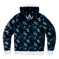 Chokefish™ Microfleece Zip-Up Hoodie Cannabis-008