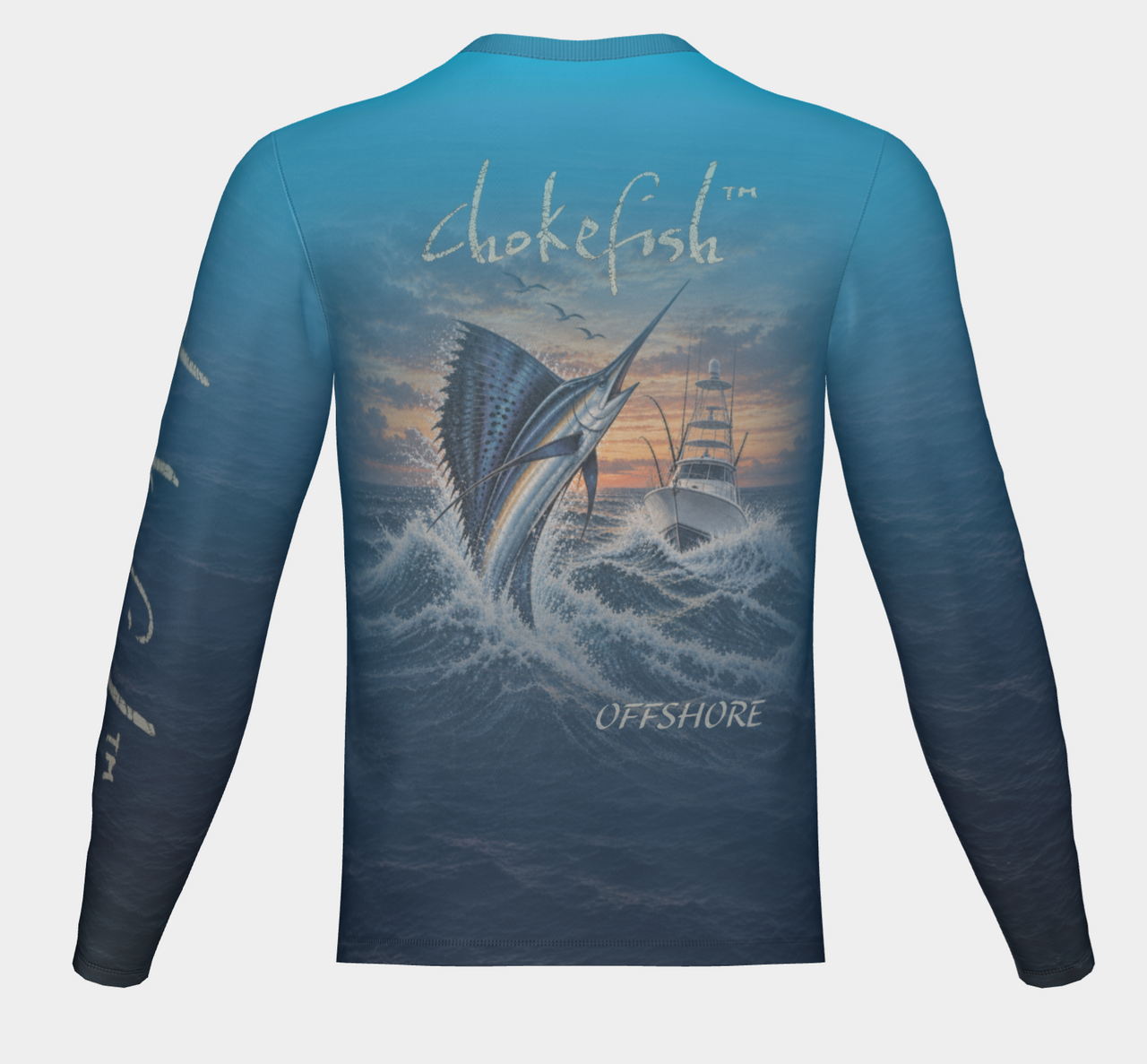 Midnight Blue Sailfish Performance Shirt