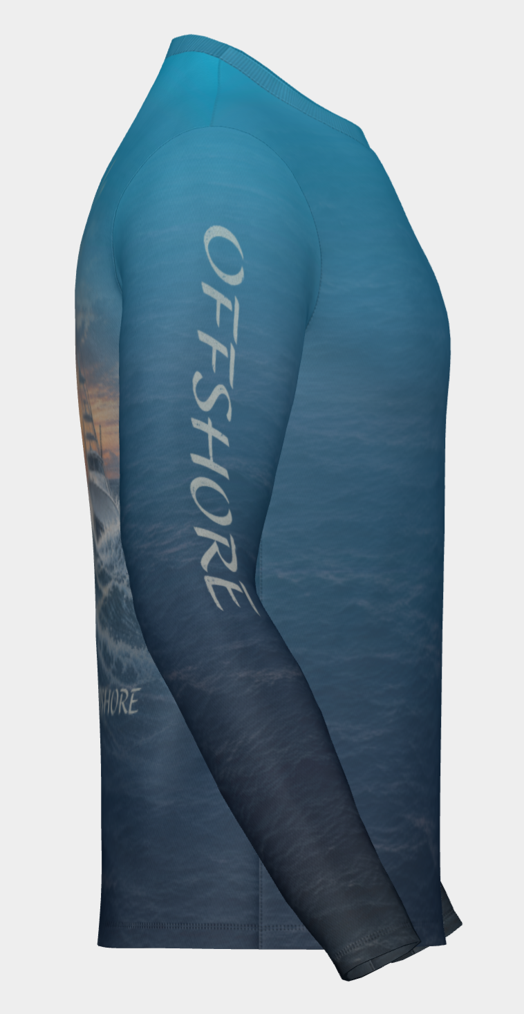 Midnight Blue Sailfish Performance Shirt
