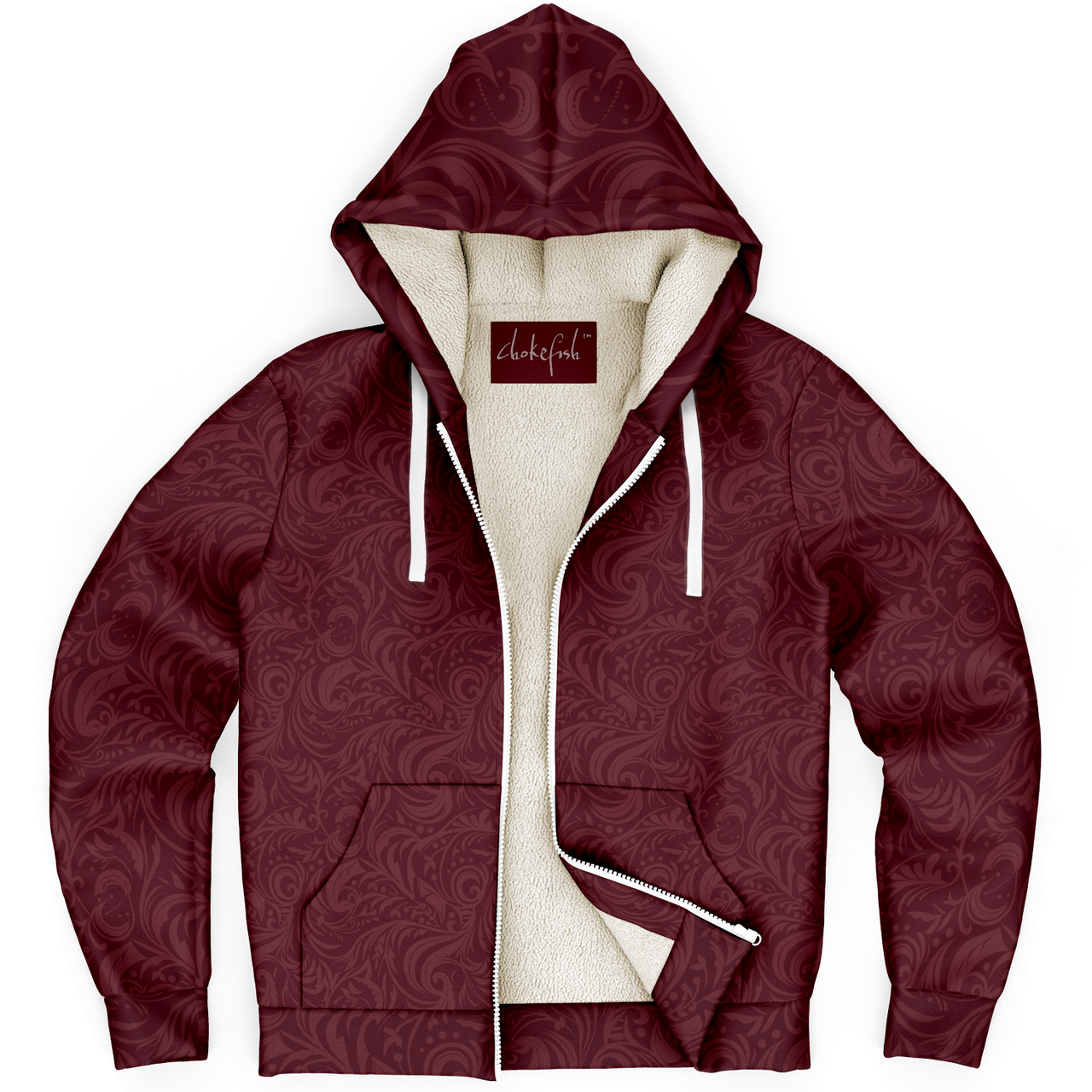 Chokefish™ Microfleece Zip-Up Hoodie Maori-011