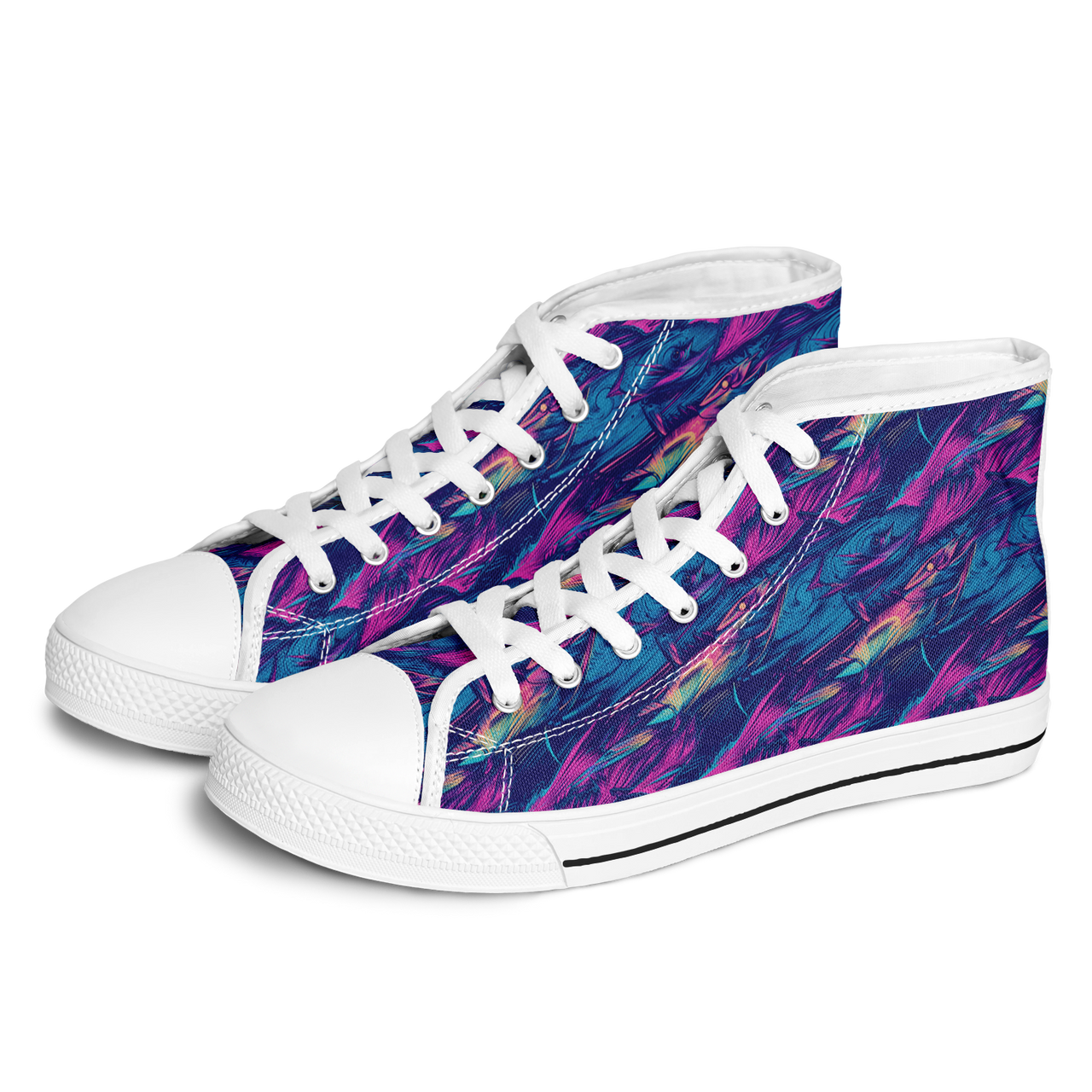 Chokefish™ Urban Peak Retro High Tops-Marine-007