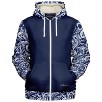 Chokefish™ Microfleece Zip-Up Hoodie Maori-006