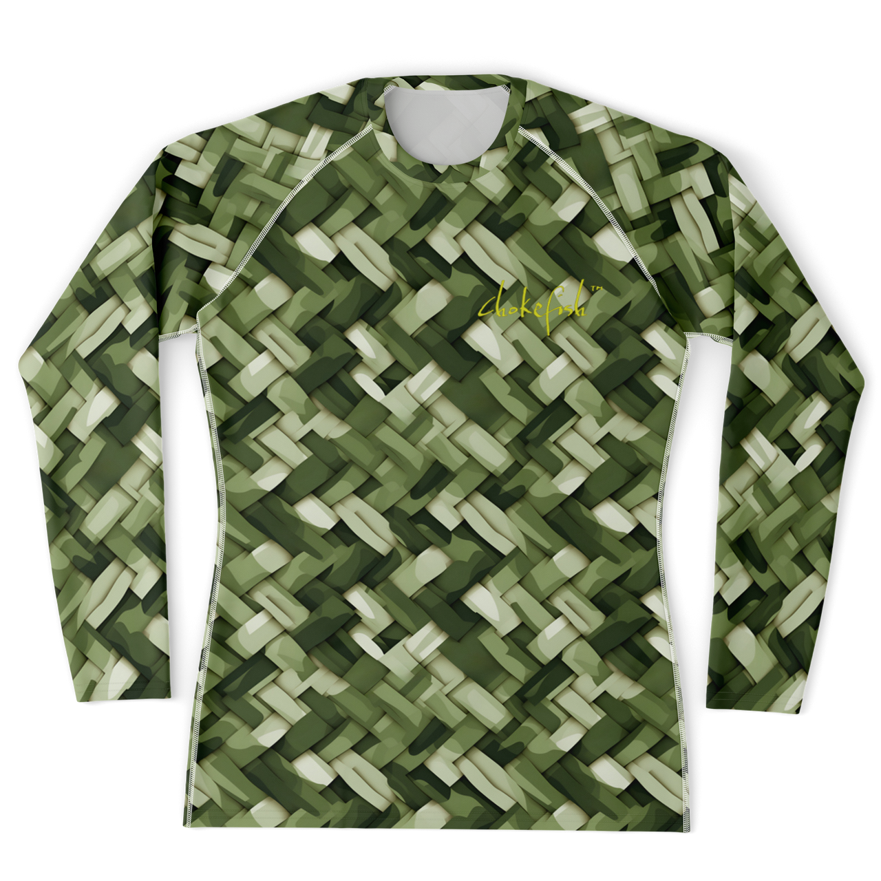 Chokefish™ Long Sleeve Rashguard Textures Men's Shirt-003