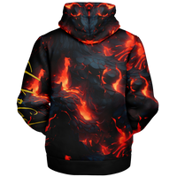 Chokefish™ Microfleece Zip-Up Hoodie Volcano-003