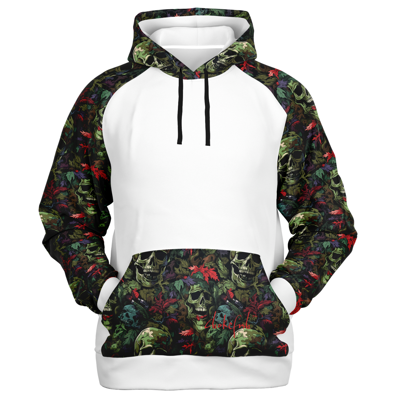 Chokefish™ Skulls Raglan Remix - 008W