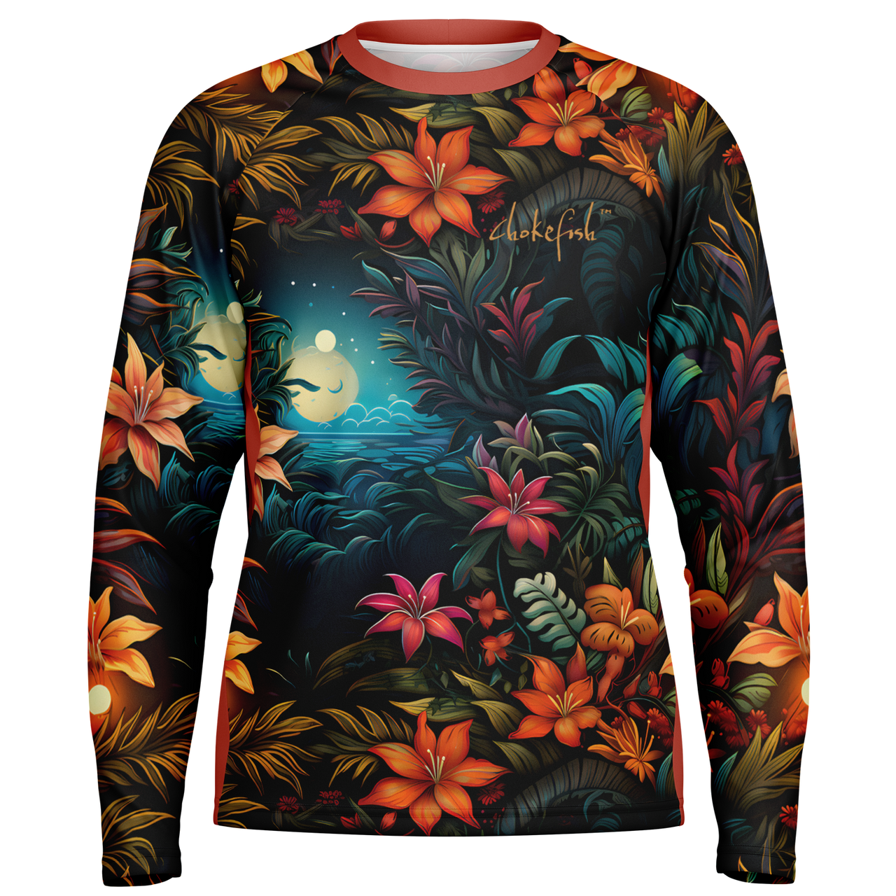 Chokefish™ Long Sleeve Every Day All Weather Floral Shirt Men's-011
