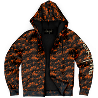 Chokefish™ Microfleece Zip-Up Hoodie Camouflage-014B
