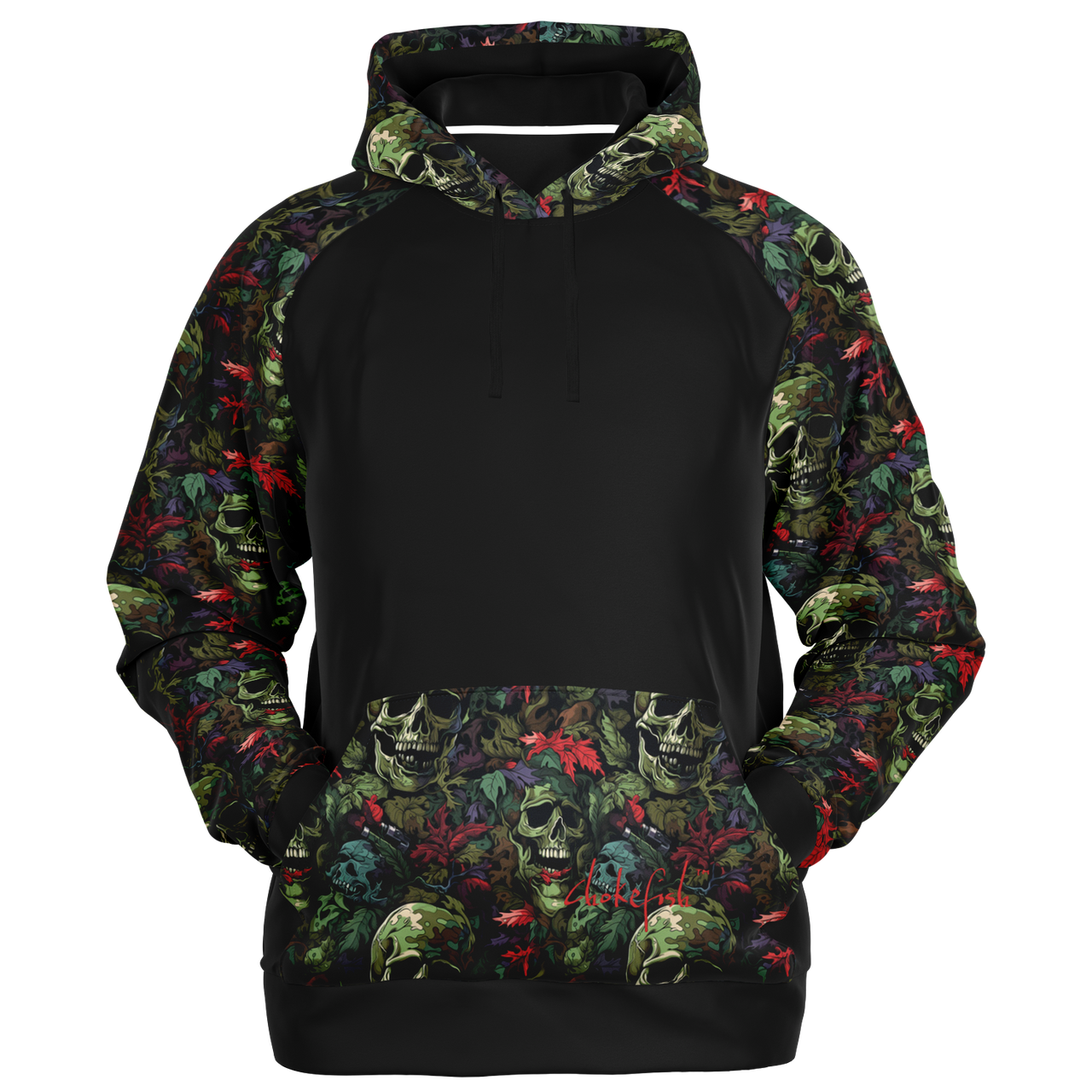 Chokefish™ Skulls Raglan Remix-008B