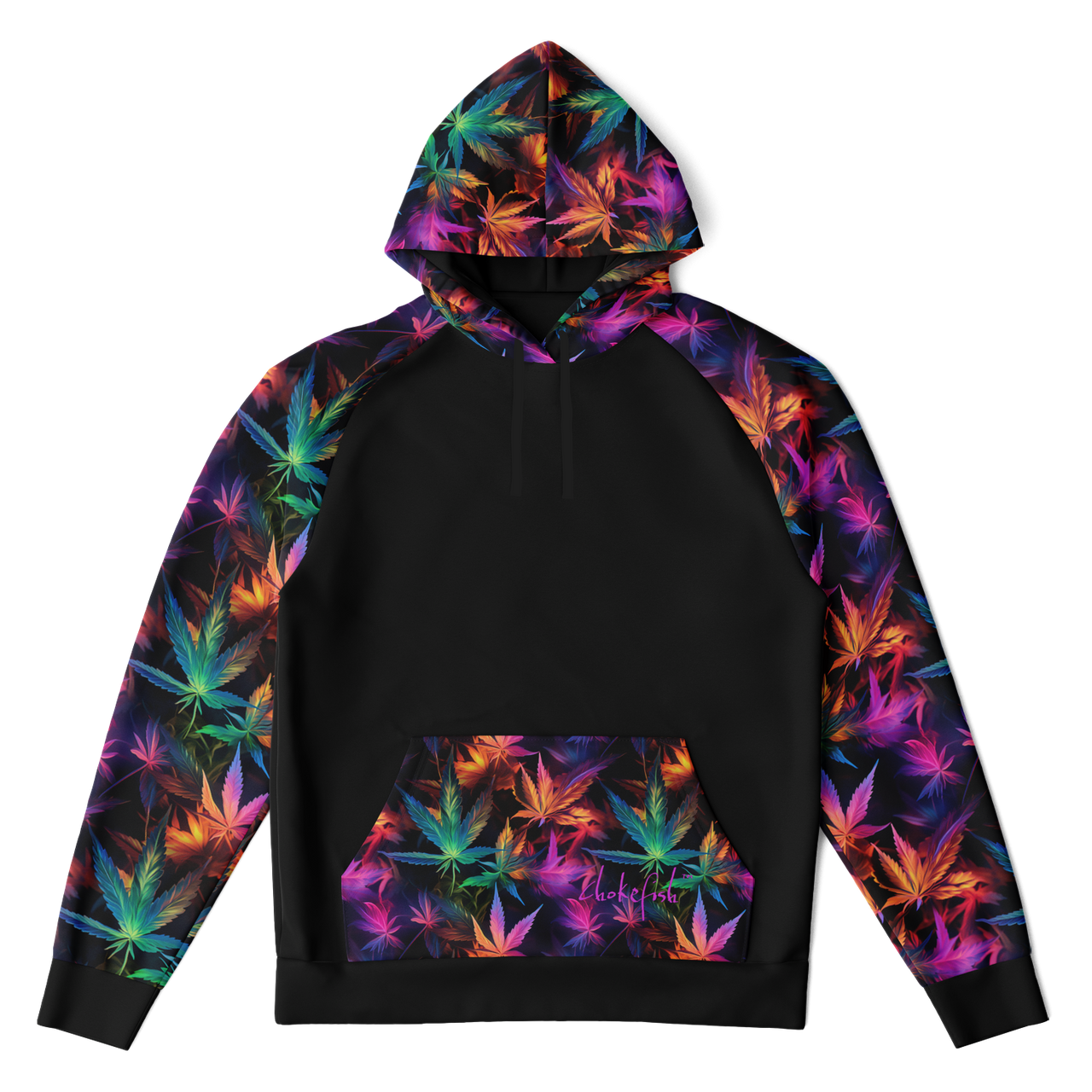 Chokefish™ Cannabis Raglan Remix-022B