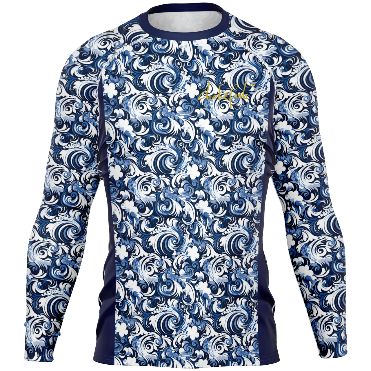 Chokefish™ Long Sleeve Rashguard Maori Men's Shirt-016