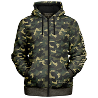 Chokefish™ Microfleece Zip-Up Hoodie Camouflage-009B