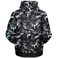 Chokefish™ Microfleece Zip-Up Hoodie Camouflage-001B
