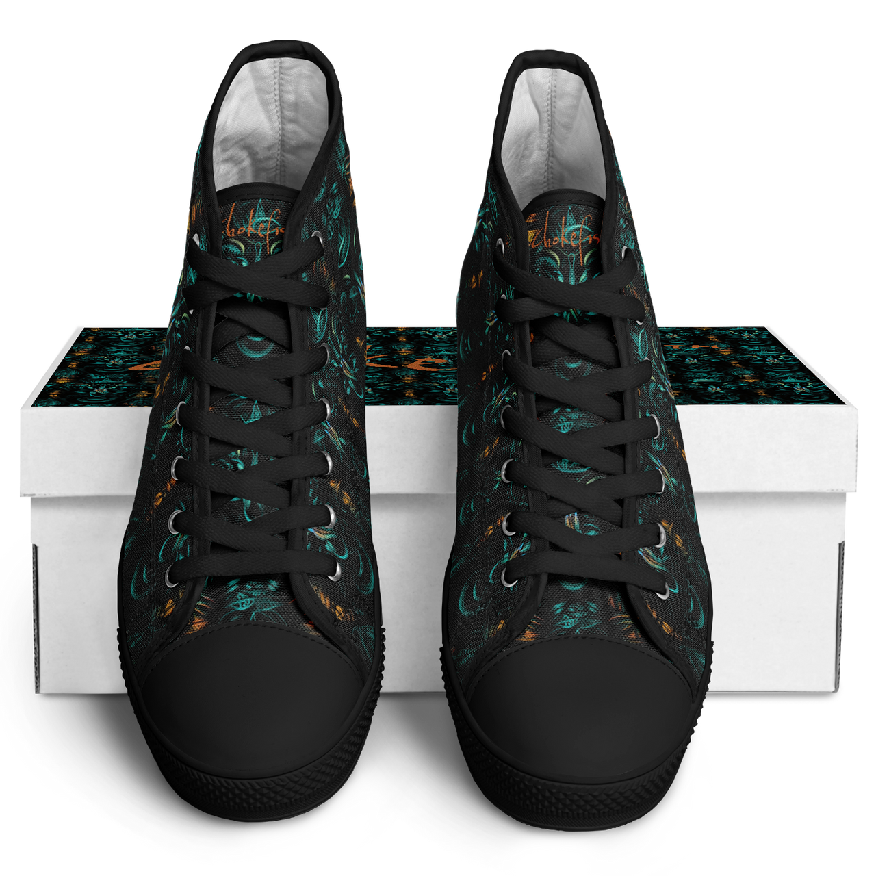 Chokefish™ Urban Peak Retro High Tops-Totems-001-2