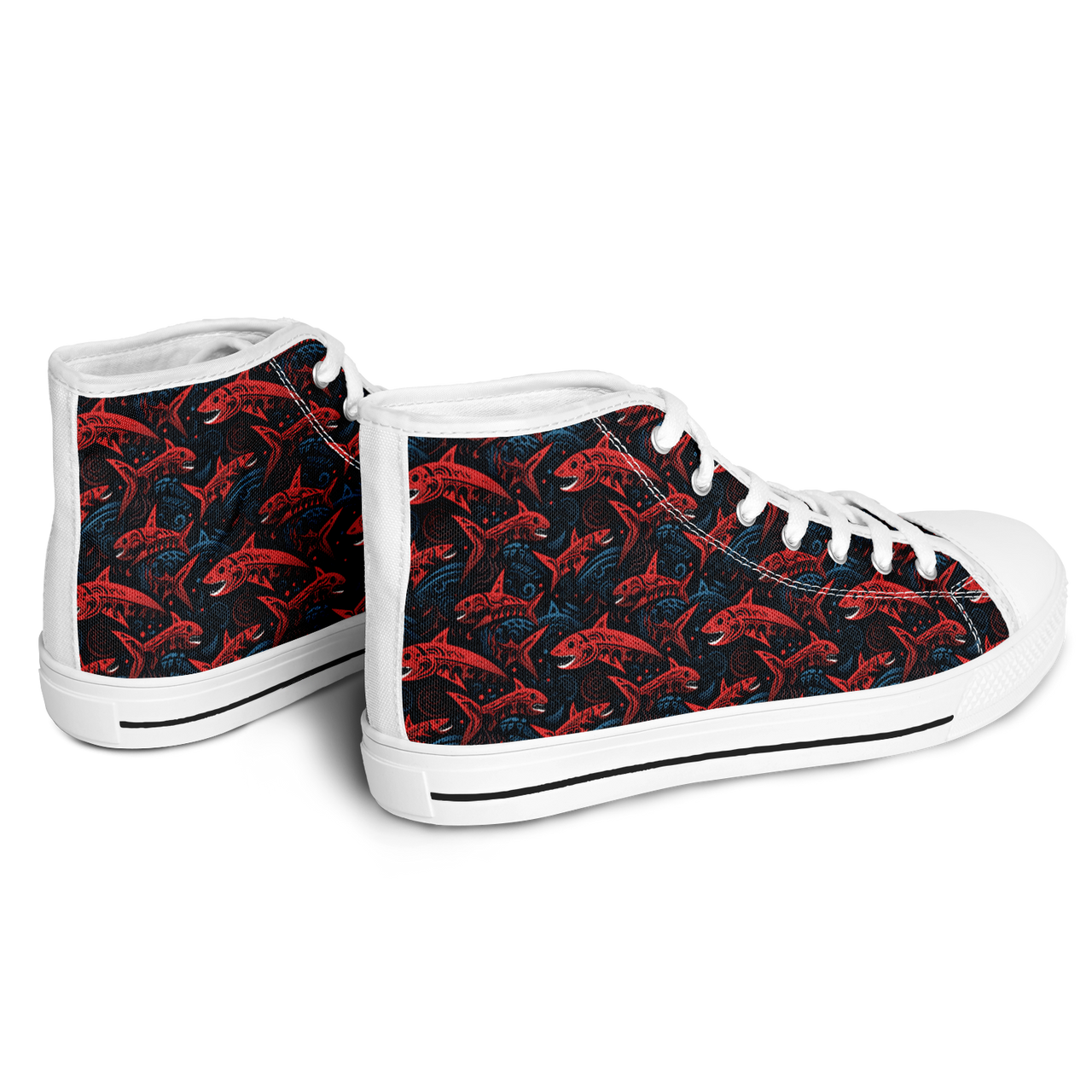 Chokefish™ Urban Peak Retro High Tops-Marine-001